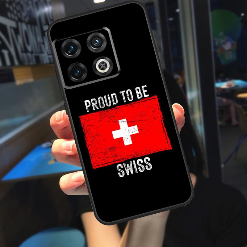 Switzerland Swiss Flag Funda For OnePlus 10T 8T 9RT 12 13 13R 11 9 10 Pro OnePlus Nord 4 CE 2 3 Lite N20 N30 Case