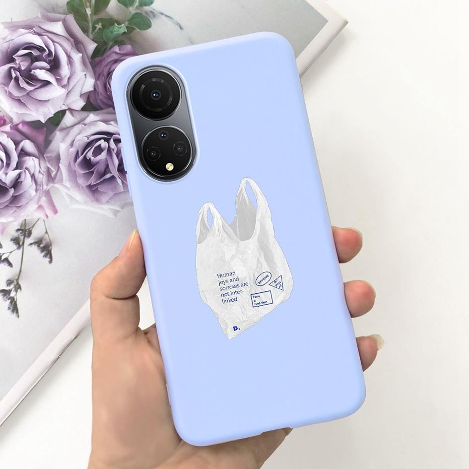 For Honor X7 X7a Case Lovely Duck Astronaut Soft Silicone Matte Phone Cover For Honor X7b CLK-LX1 Funda X 7b X 7a HonorX7 Bumper