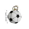 Billiards Rugby Knitting Basketball Keychain Handmaking Sport Ball  Pendant  Backpack