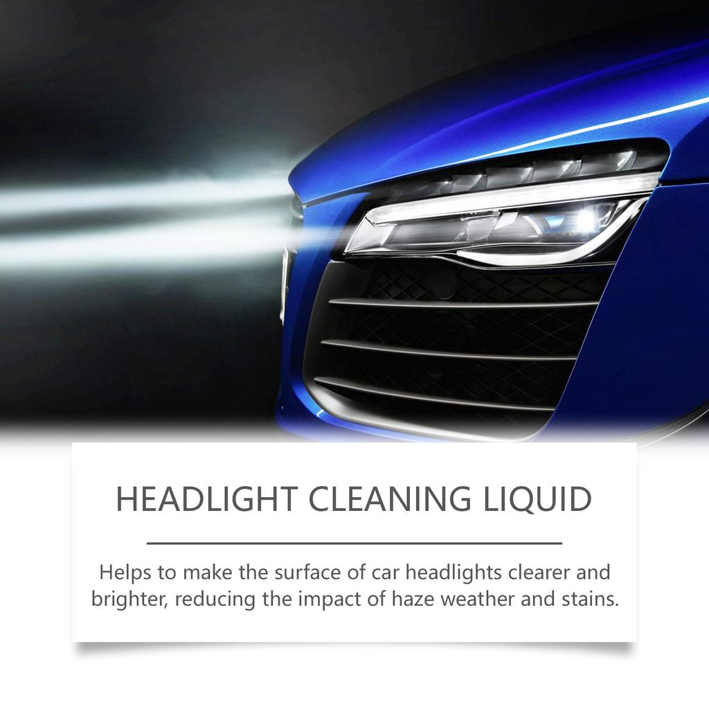 Car Headlight Polishing Spray Auto Headlamp Scratch Repair Stains Removal Cleansing Renovation Restoration Liquid Car Care