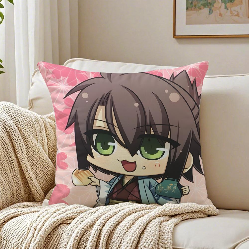 Романтическая японская игра Аниме Hakuoki Наволочка для подушки Защита от пылевых клещей Декор гостиной Диван Подушка Комната