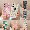 Чехол для Tecno Pova 5 Pro Цветочный Пилот Мягкий Жидкий Силикон Защита Объектива Камеры Защита от Падения Задняя Крышка для Tecno Pova5 Pro Capa