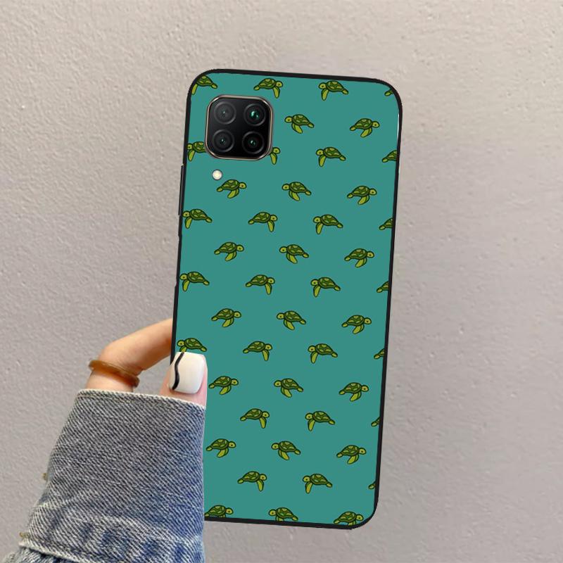 Чехол для Huawei Nova Y73 Y72 Y61 Y91 Y70 Y60 Y90 12s 12i 11i 8i 9 10 SE P30 P40 Lite P60 Pro с изображением Морской черепахи