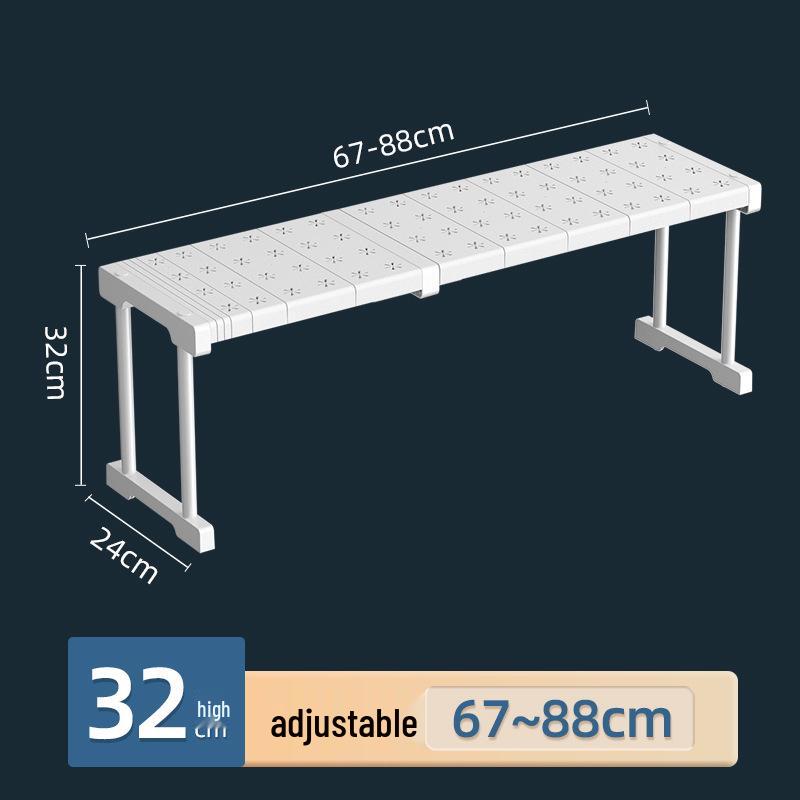 Выдвижной органайзер для кухонной мойки: Многофункциональная многоярусная полка для хранения