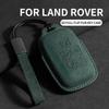 Leather Car Remote Key Case Cover Holder Keychain Protector Shell for Land Rover Range Rover Sport Evoque Freelander for Jaguar