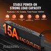 SucceBuy 1U PDU 8/10/12 розеток 110-125В/15А Монтируемая в стойку сетевая полоса Подходит для стандартных 19 серверных стоек Идеально для дома и офиса