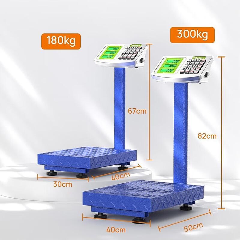 Meilin 300 кг Коммерческие цифровые платформенные весы (Китайская версия)