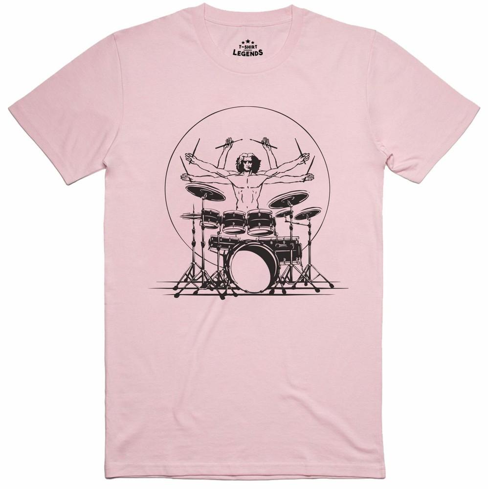 Unisexs T Shirt Extreme Drummer Rock Grunge Punk Band Regular Fit Tee