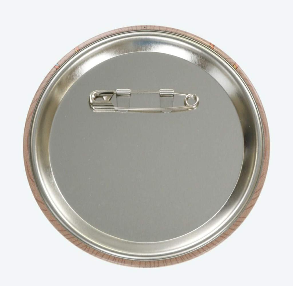 Mickey & Minnie Tin Badge [Tokyo Disneyland Exclusive] 37th Anniversary Fantasyland Disney Merchandise Souvenir