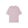 Jordan Essentials Letter Logo Print Soft Comfortable Crew Neck Pullover Short Sleeve Drop Shoulder T-Shirt Women T-Shirt Foam-Pink HM4904663