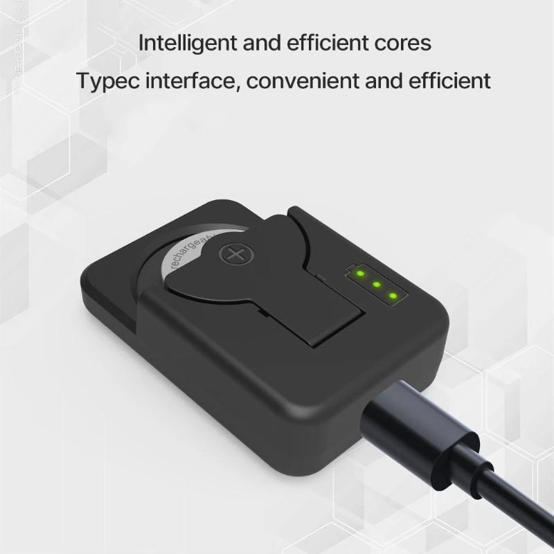 Мини-зарядное устройство для литиевой батареи-монеты, портативное зарядное устройство для литиевой батареи LIR2032, LIR1632, LIR2025, LIR2016, батареи