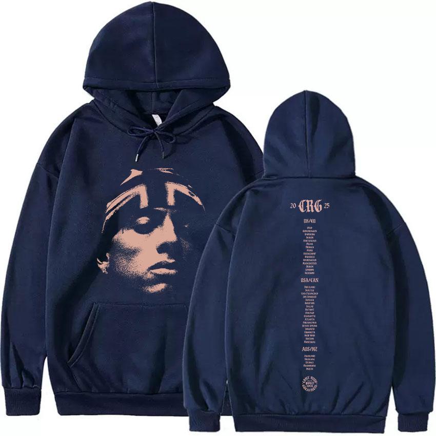 Rapper Central Cee CAN'T RUSH GREATNESS Tour 2025 Merch Hoody Mens Fashion Oversized Sweatshirt Hip Hop Gothic Hoodie Streetwear
