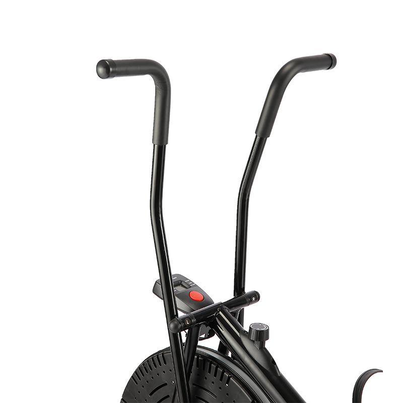 Home Use Portable Cardio Air Bike Gym Equipment with Foldable Backrest for Body Building Fitness Exercise Bike