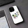 A-Dandys B-World Чехол для телефона для IPhone 17 Air 16 E Pro Max 15 14 13 Mini 12 Pro 11 Max Plus Черная стеклянная крышка