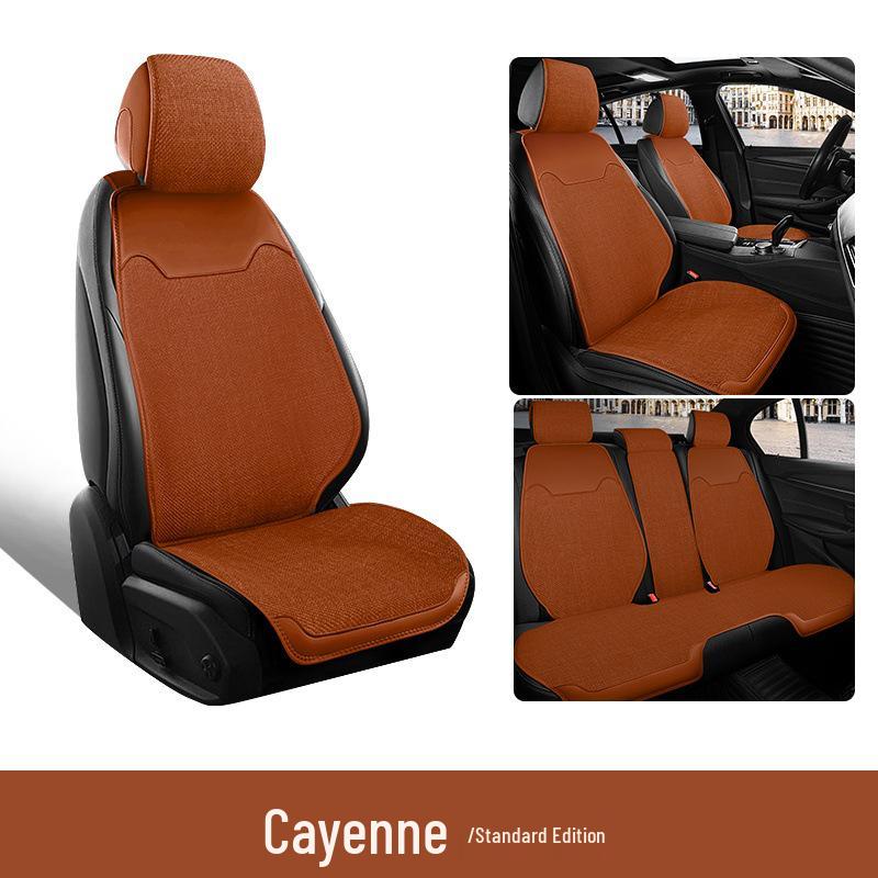 Breathable Linen Seat Covers for Geely Galaxy L7/LT MAX - Asian Games Phantom Design