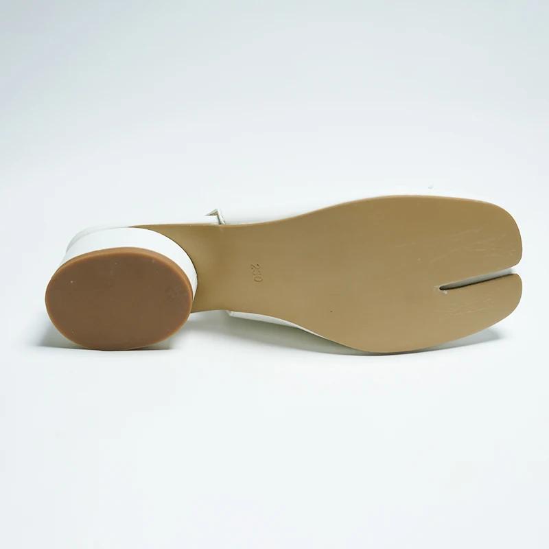 2025 Новый Дизайн Бренда Модные 3СМ Сандалии Таби Разделенный Каблук Балет Летние Туфли на Высоком Каблуке Одинарные Туфли Бант Мэри Джейн