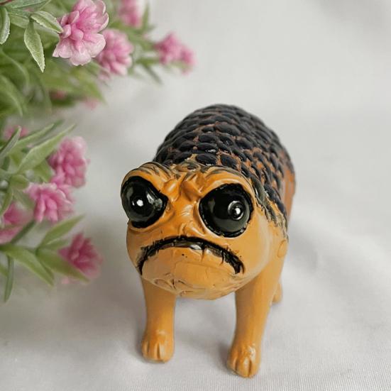 Cute African Model Creative Frog Decor Funny Toad Rain Animal Figurine Office Desktop Ornament Resin Craft Frog