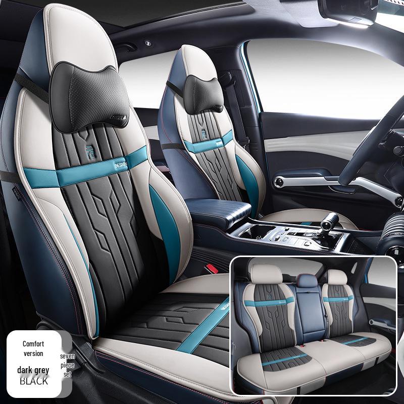 BYD PLUS All-Season Seat Cushion Set with Lumbar Support, Custom Fit for Specific Car Models