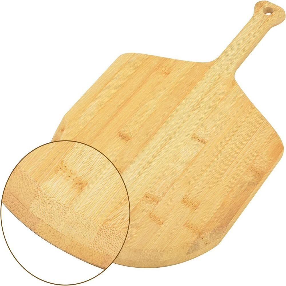 Smooth Long Handle Pizza Peel Nonstick Bamboo Pizza Cutting Board Wooden Pizza Paddle  Pizza