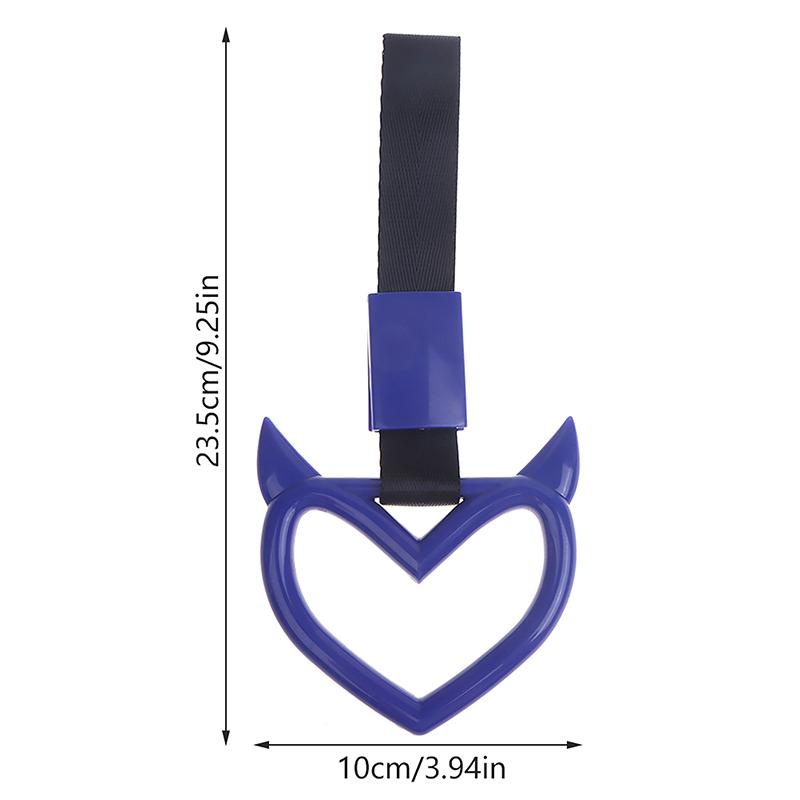 Автомобильные аксессуары Светящееся кольцо Дьявол Сердце Поезд Автобус Ручка Ремешок Дрейф Подвеска Предупреждение о Дрейфе Кольцо для Автомобиля