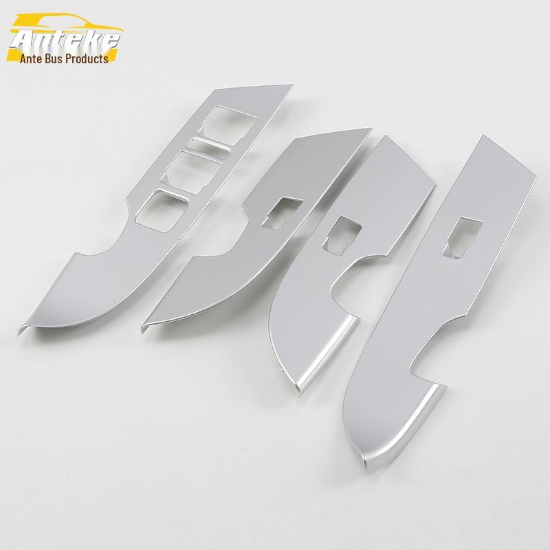 18-Piece H4 Glass Switch Trim and Window Armrest Decorative Panel Set