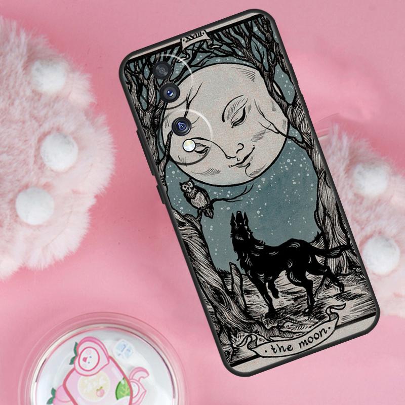 Чехол-кошелек Таро Смерть для Honor 70 90 50 Lite X9c X8a X8b X9b X9a X8 X9 Honor 200 Lite Magic 5 6 7 Pro
