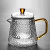 Hammer Patterned Glass Teapot Heat-resistant Transparent Filtering Kung Fu Tea Making