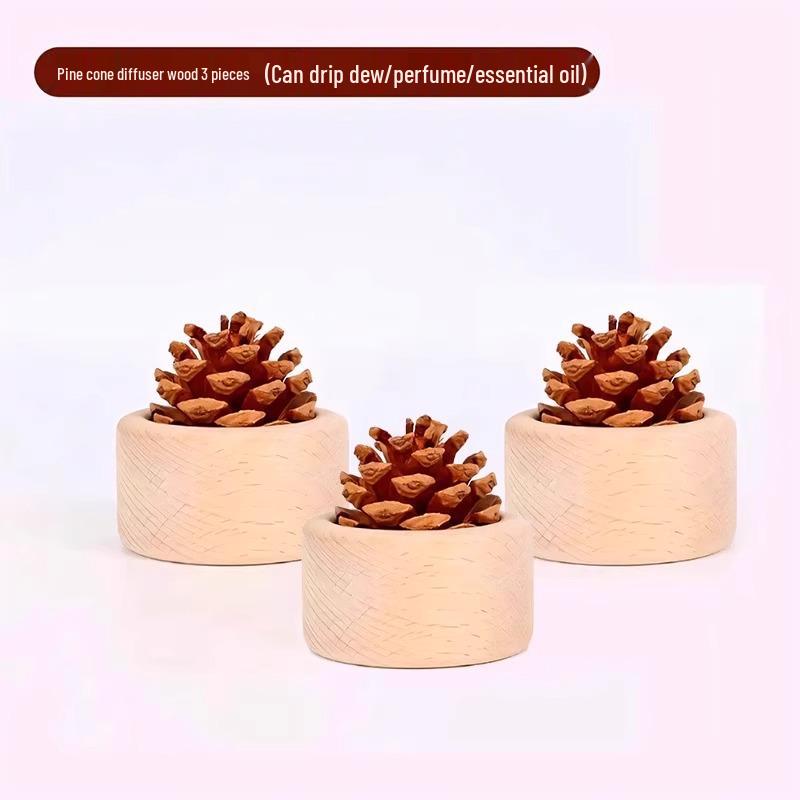 Диффузор из сосновой шишки: Беспламенный цветочный аромат для дома и спальни