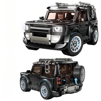 2089PCS Технический внедорожный автомобиль Строительные блоки Набор Модель Знаменитый черный Defender Автомобиль Игрушки Кирпичи для мальчиков Взрослый подарок