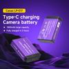 PALO Аккумулятор LPE17 LP E17 LP-E17 емкостью 1800 мАч с входом USB-C для Canon EOS RP 200 250D M3 M5 M6 750D 760D T6i T6s 800D 8000D 77D