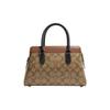 Coach Darcie 26 Classic Monogram Zip Closure Leather Shoulder Crossbody Tote Bag Medium Women handbags Khaki CH287-IME7V