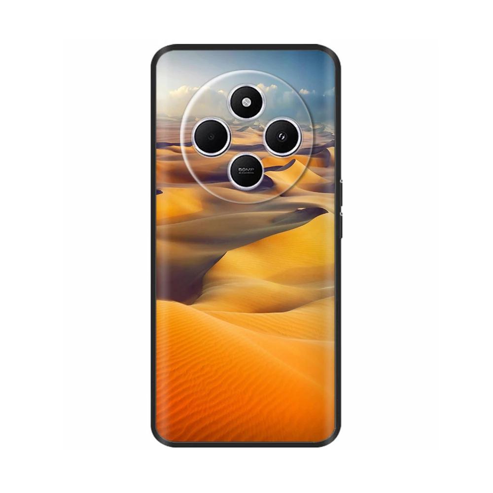 Ударопрочный чехол Funda для Xiaomi Redmi A4 5G Чехол 6,88" Мягкий ТПУ Силиконовый Чехол для Телефона для RedmiA4 2024 A 4 Capas С принтом Сердце Цветок
