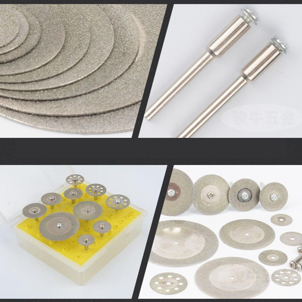 Round with Mandrel Mini Abrasive Rotary Tool Cutting Disc Kit Saw Cutting Disc