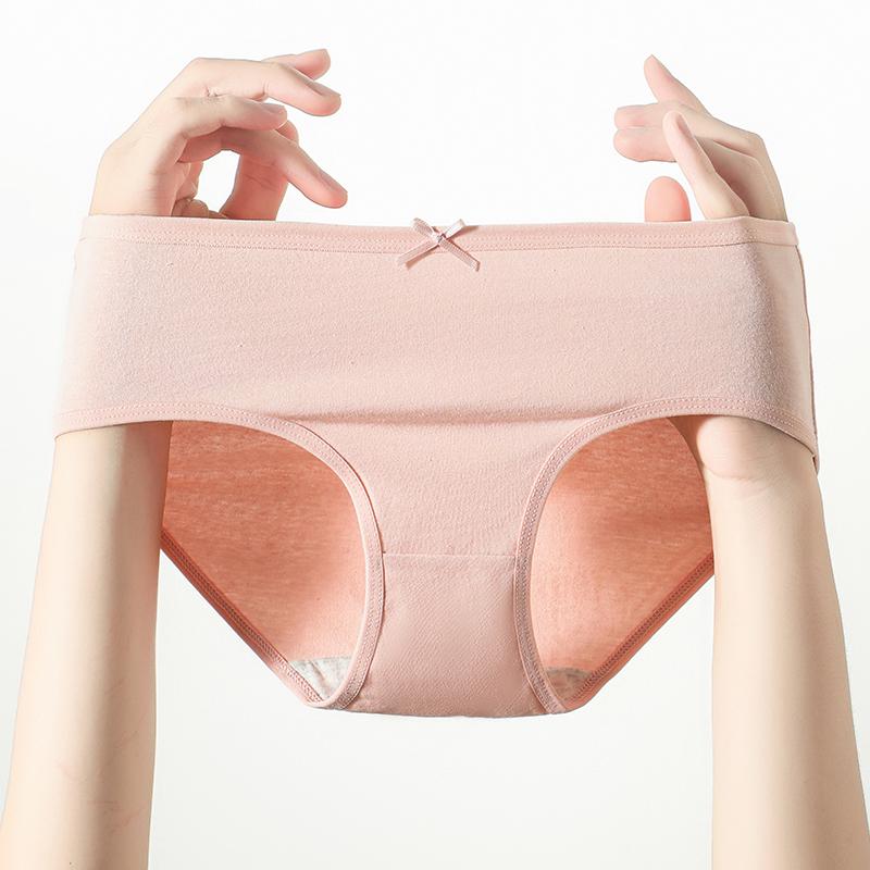 7Pcs Women Panties Breathable Cotton Underwear Seamless Ladies Low Waist Lingeries Cute Bow Briefs