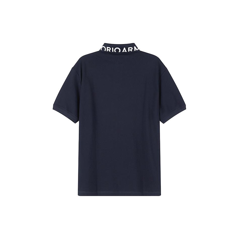 Emporio Armani Мужская футболка-поло SS23 Морской синий 3R1FG4-1JTKZ-0982