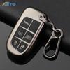 Чехол-брелок из ТПУ для ключа автомобиля для Jeep Renegade Compass Grand Cherokee Chrysler 300C Wrangler Dodge Ram Charger Challenger Аксессуары
