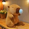 Big Funny Cartoon Snot Bubble Capybara Plush Toy Giant Soft Capybara Doll Ugly Cute Birthday Gift Exhibition Hall Deco 35inch
