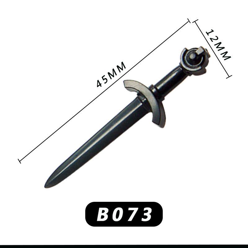 Минифигурка средневекового рыцаря: Фонтан, Рапира, Совместимый с кубиками LEGO