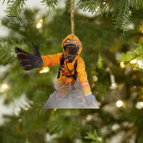 Рождественская елка, украшение пожарного со шнурком, широко используемое автомобильное зеркало заднего вида, подвеска пожарного, подвесное украшение