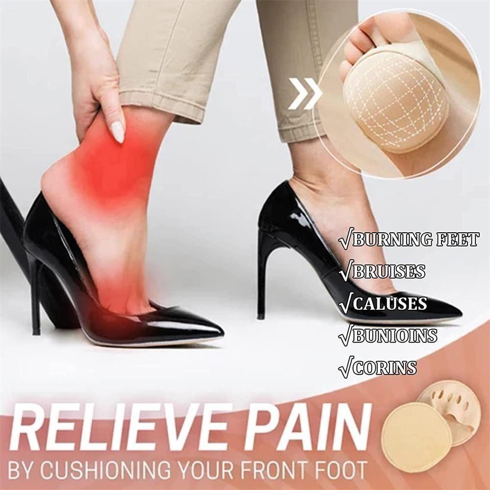 1 пара тканевых носков с полупальцами для ухода за ногами, невидимые носки, подушечки для передней части стопы на лето и осень