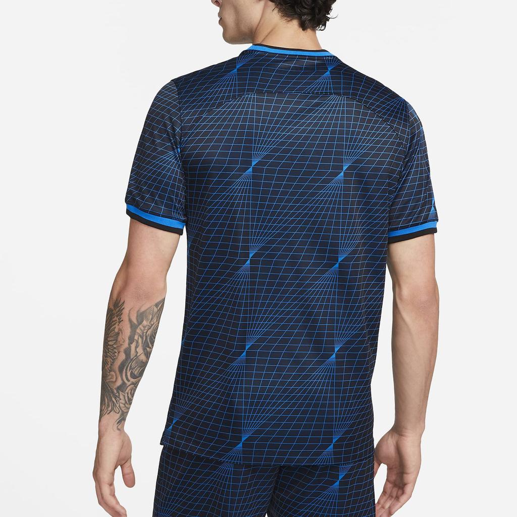 Nike Мужская выездная майка Stadium 2023/24 с логотипом Chelsea FC 2023/24, синяя DX2683-428