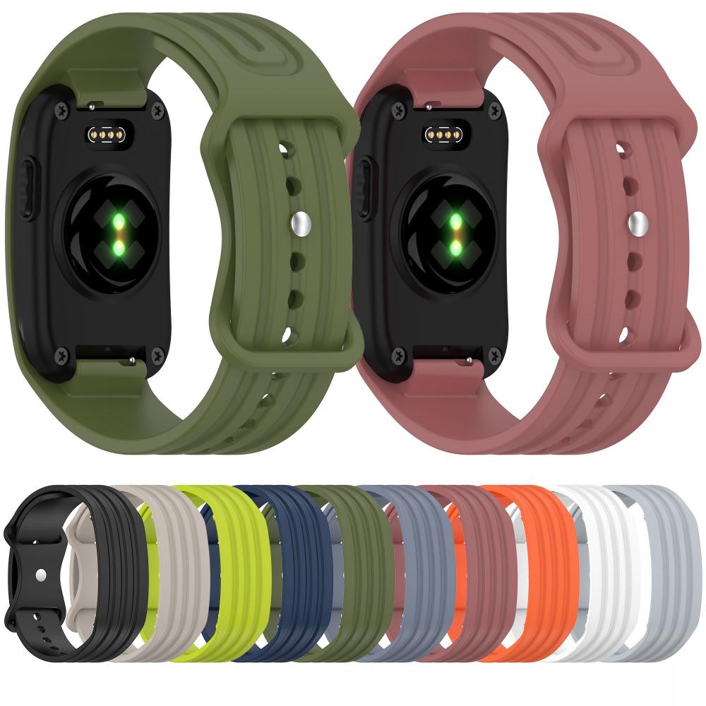 Silicone Pin-Buckle Strap for Screen‑Free Sports Bracelet Garmin Cirqa Smart Band
