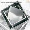 Высококачественное квадратное кольцо для торта из алюминиевого сплава со съемным дном. Прочное кольцо для выпечки мусса и пирожных.