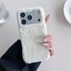 Зимний теплый однотонный пушистый плюшевый чехол для телефона iPhone 17 Air 16 15 14 13 Pro Max Ударопрочный защитный чехол