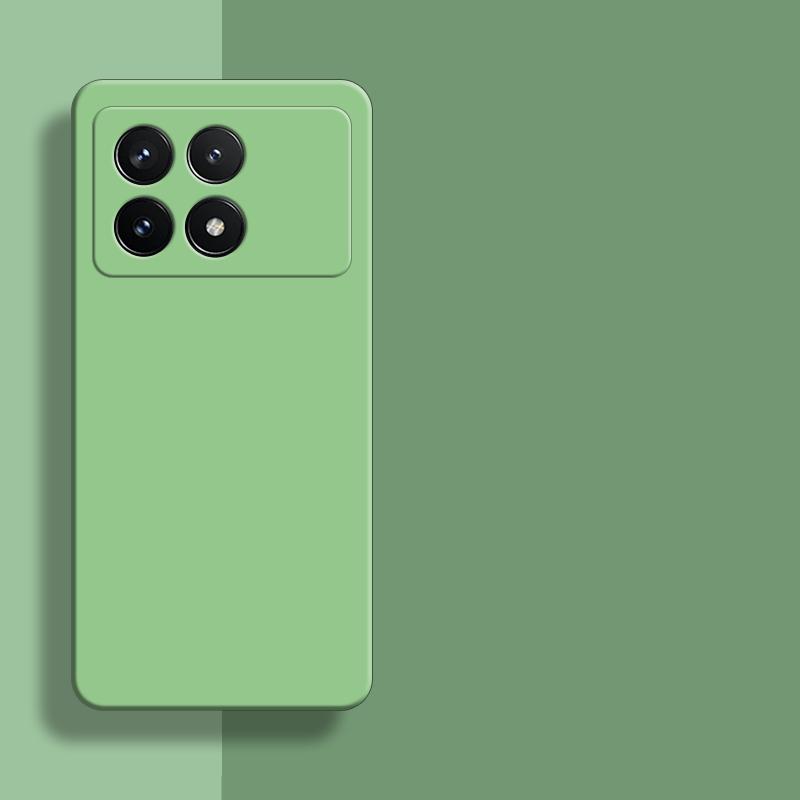 Для POCO F6 Pro Чехол для POCO F6 Pro 5G Чехол 6,67 дюйма Оригинальный жидкий силиконовый резиновый противоударный бампер для Xiaomi POCO F6 Pro