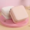 Travel Jewelry Organizer Box Portable Faux Leather Case for Earrings Necklaces Rings Bracelets Compact Storage for Women Girls