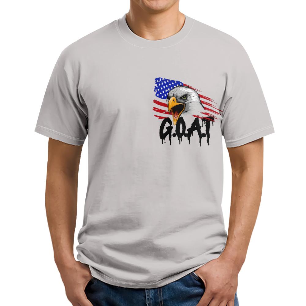 3D-печать Eagle Мужские рубашки с короткими рукавами Уличная одежда больших размеров