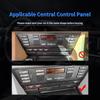Наклейка для BMW 5 серии M5 E39 1998-2003 гг. из углеродного волокна, автомобильный кондиционер, AC CD, панель климат-контроля, обогрев сиденья