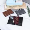 Chic Lambskin Diamond-Pattern Bi-Fold Passport & ID Wallet