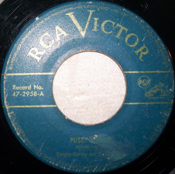7-дюймовая пластинка TOMMY DORSEY HIS ORCHESTRA Pussy Willow 472958 RCA VICTOR 1955 США Джаз Б/у